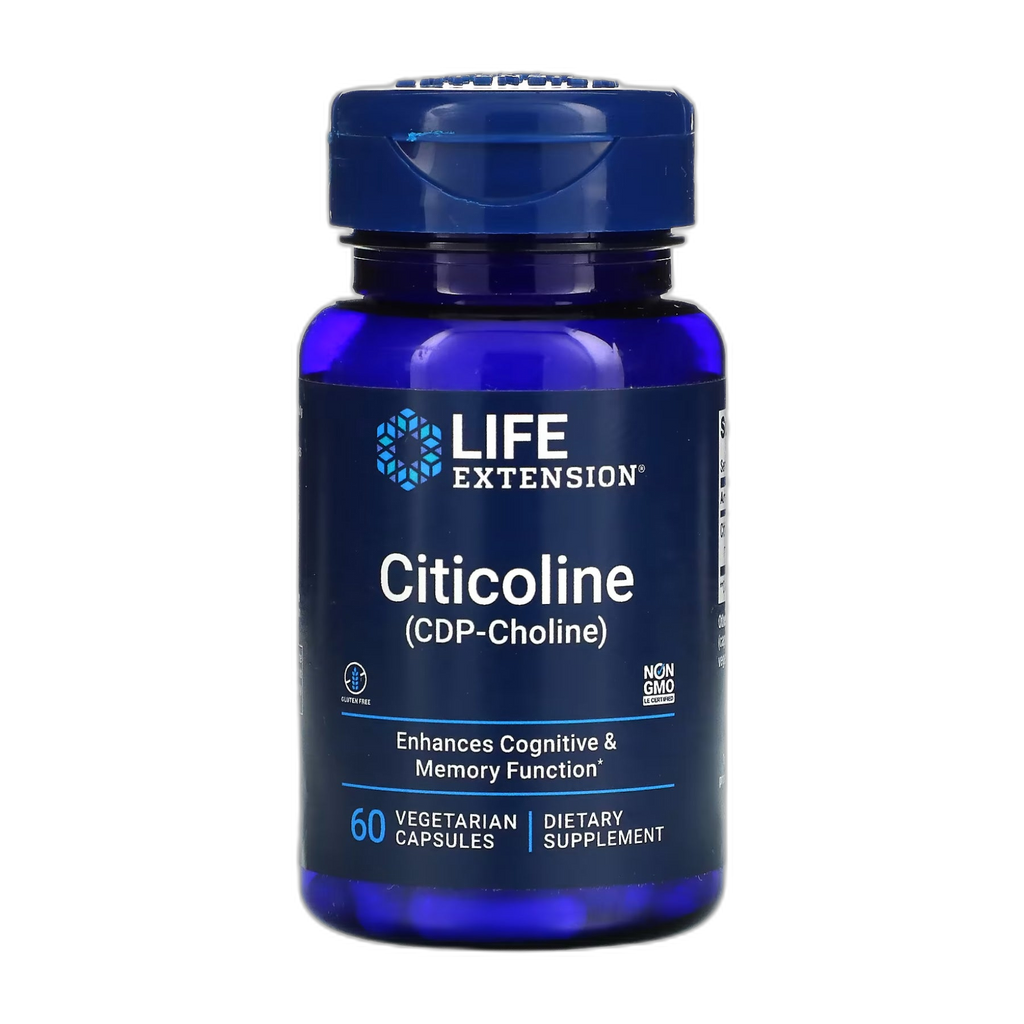 Citicoline (CDP-Холін) - 60 капсул - Life Extension