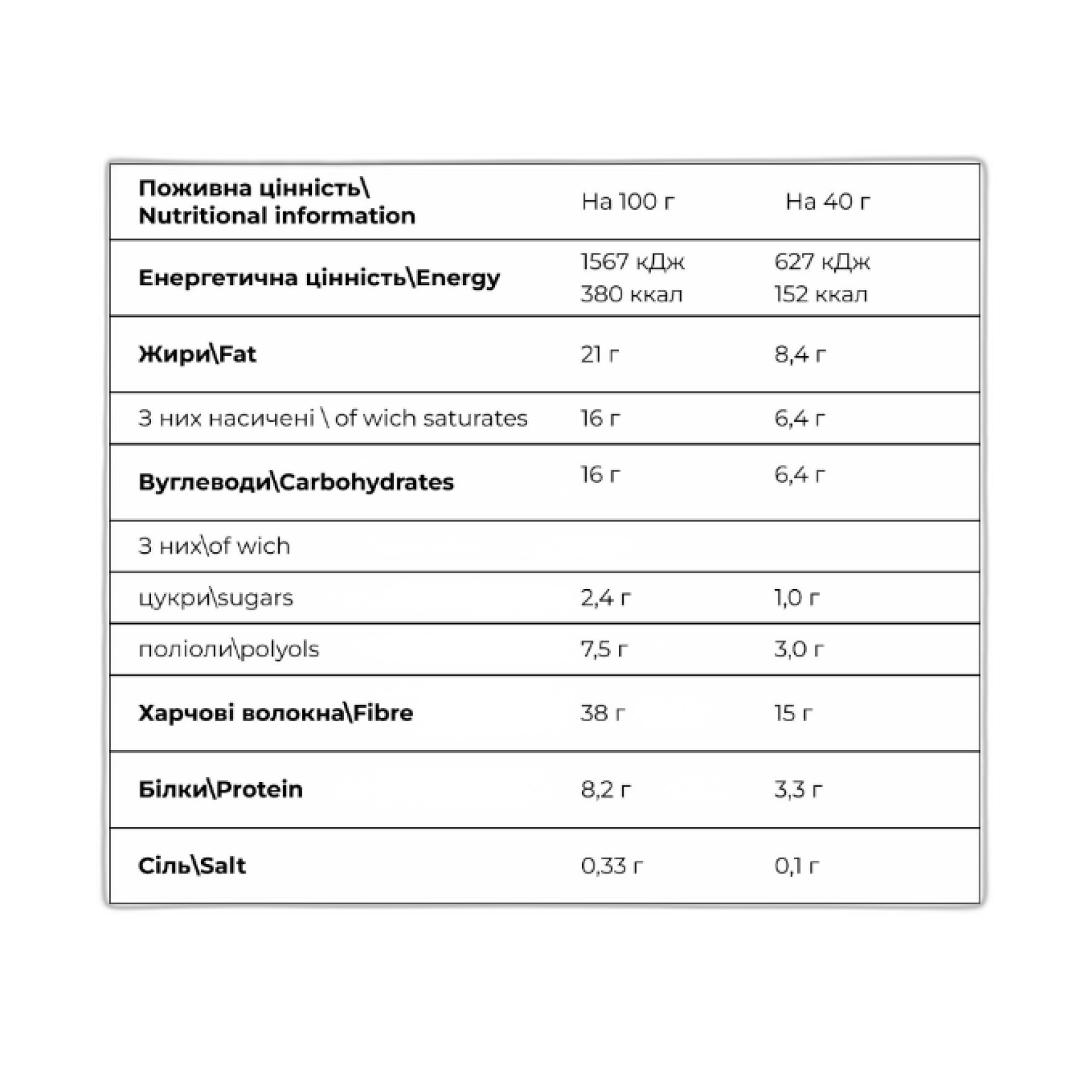 Coco Caramel Кокосовий батончик Chocolate 40 г - 20 шт - FitWin — фото 2