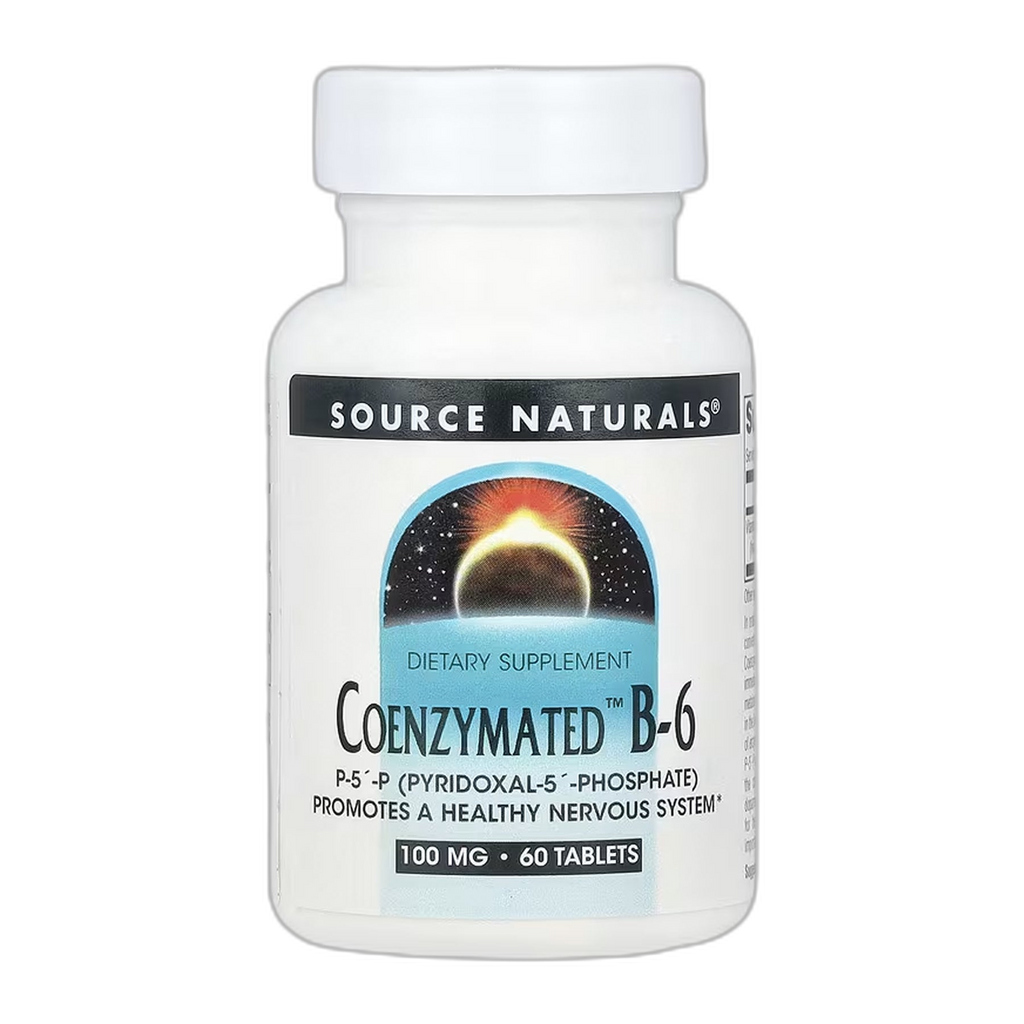 Коензиматед™ Вітамін B-6 100 мг - 60 таблеток - Source Naturals