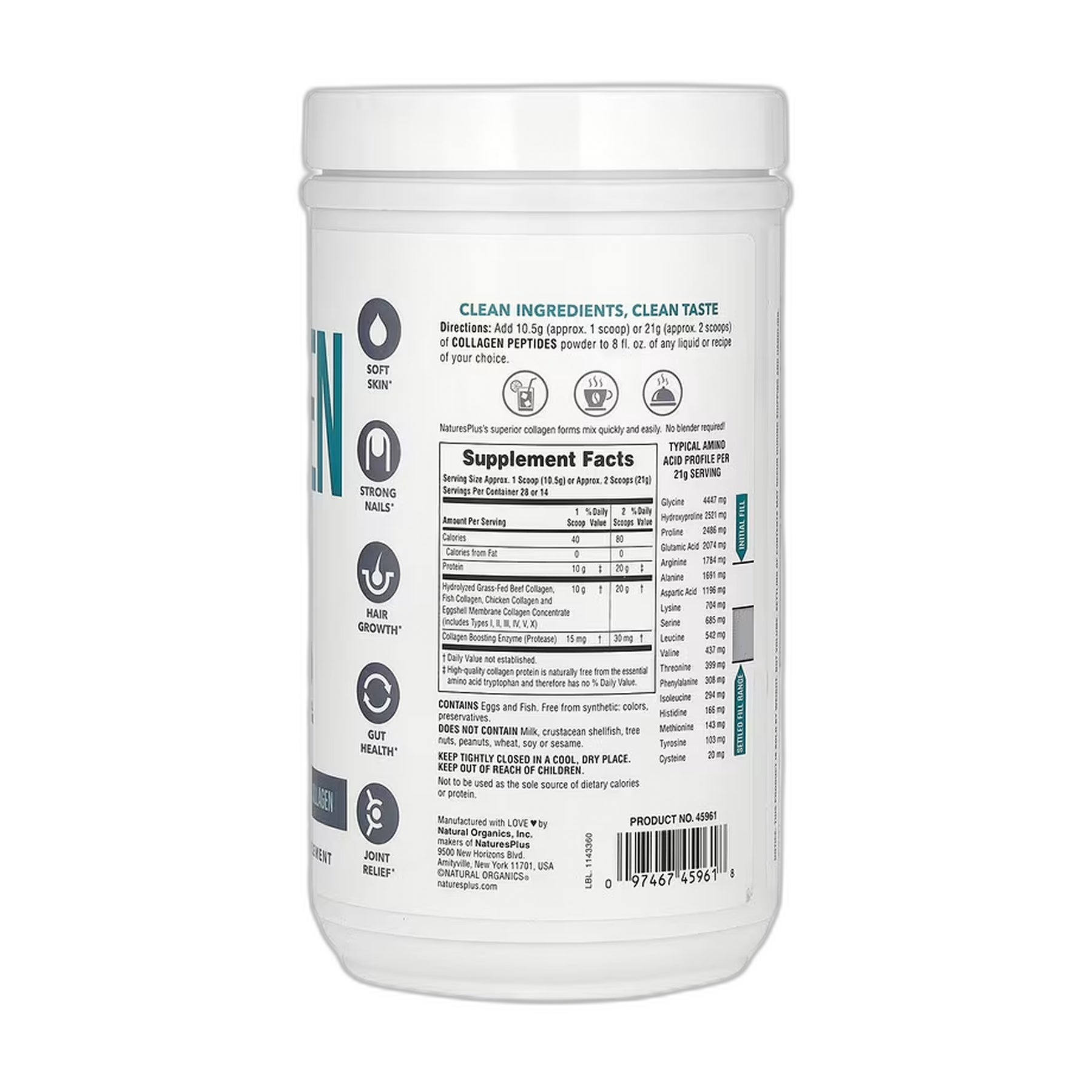Колагенові пептиди порошок - 294 г - Nature's Plus