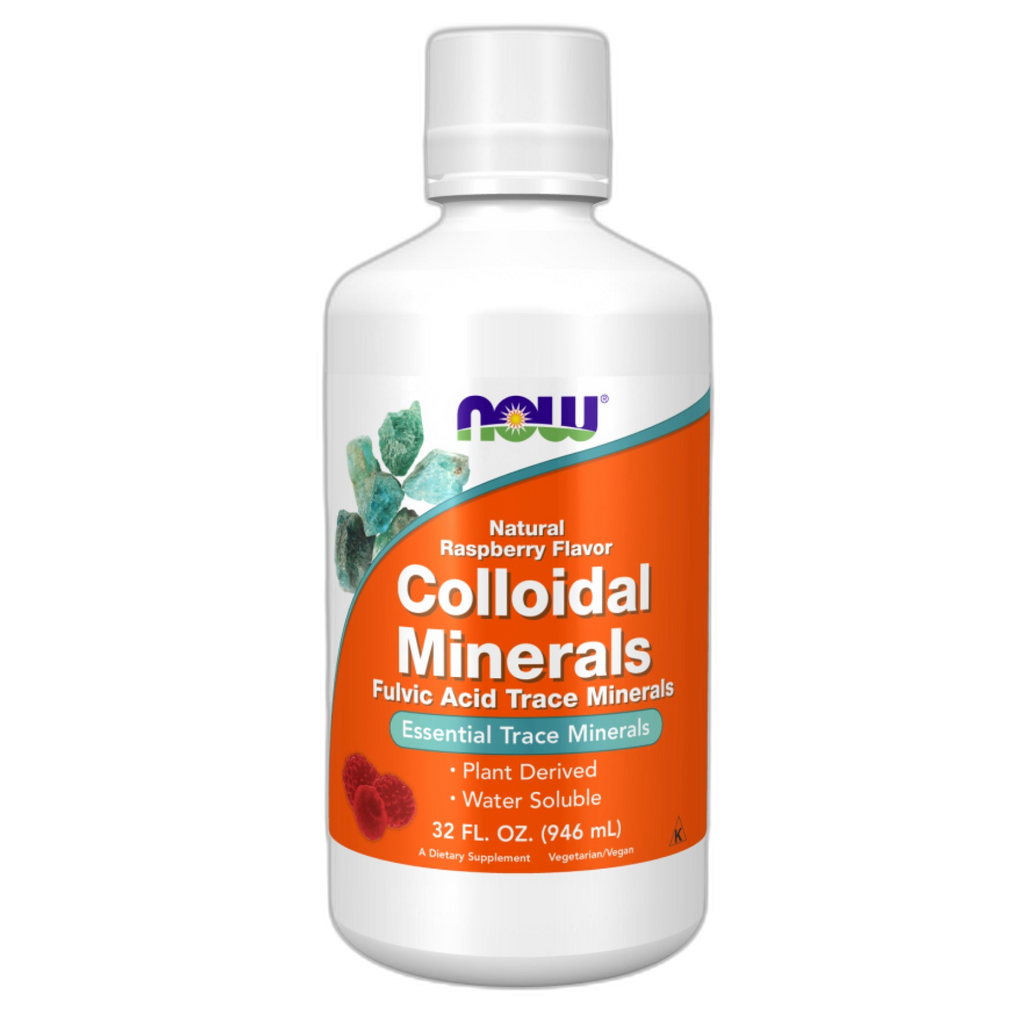 Коллоідал Мінерали Распберри - 32 oz - Now Foods