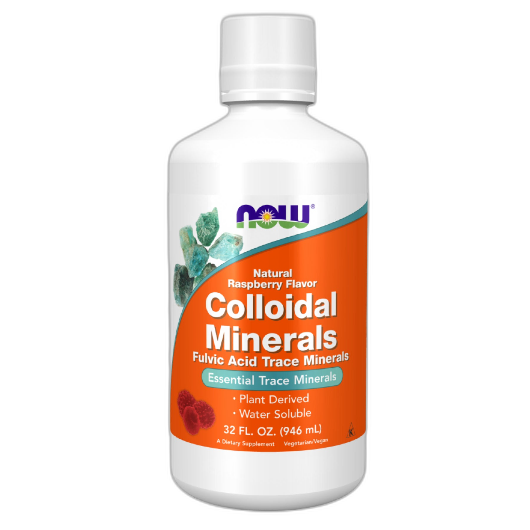 Коллоідал Мінерали Распберри - 32 oz - Now Foods