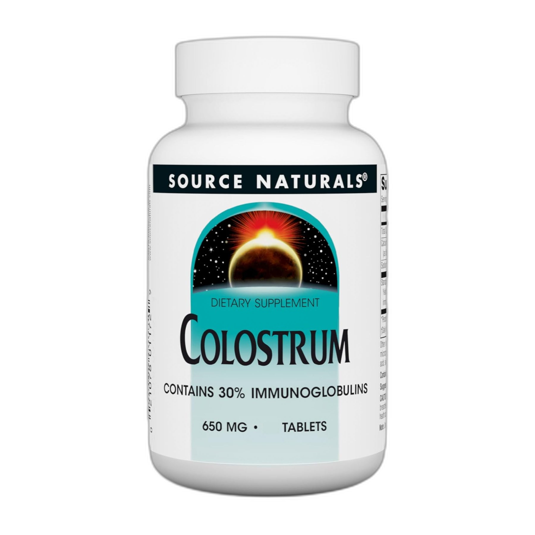 Колострум 650 мг - 30 таблеток - Source Naturals