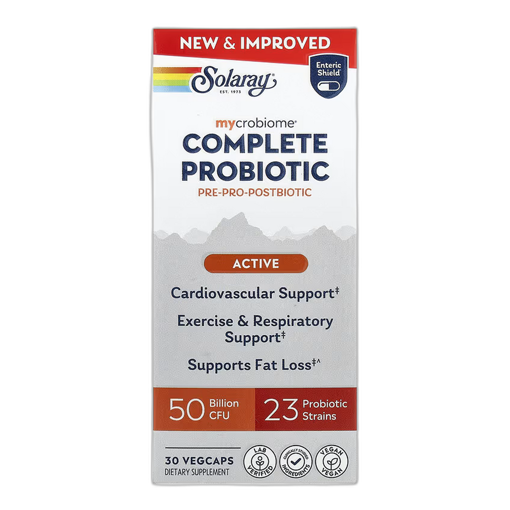 Complete Пробіотик Active - 30 капсул - Solaray