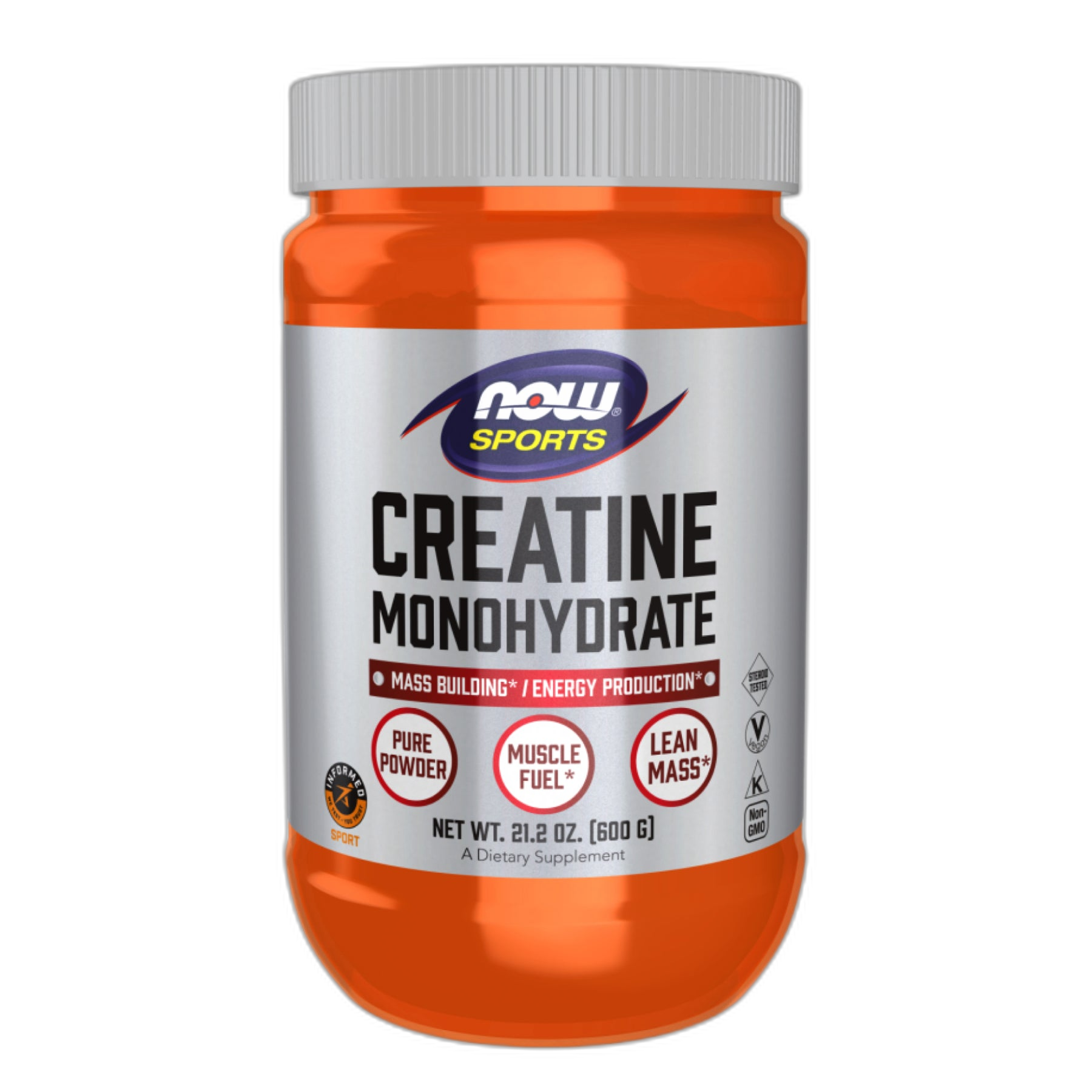 Креатин порошок - 600 г - Now Foods