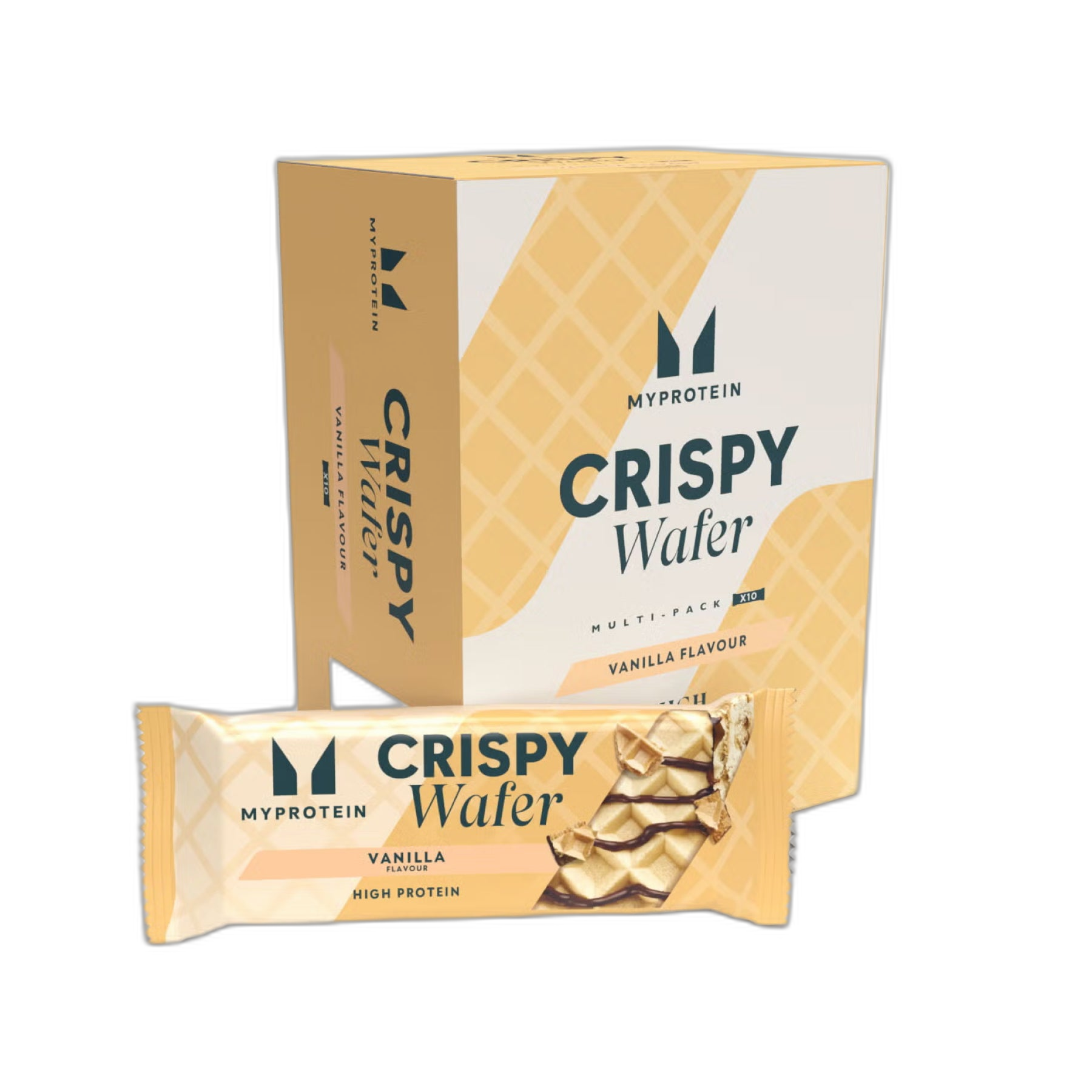 Crispy Wafer вафлі ванільні - 10x40 г - Myprotein