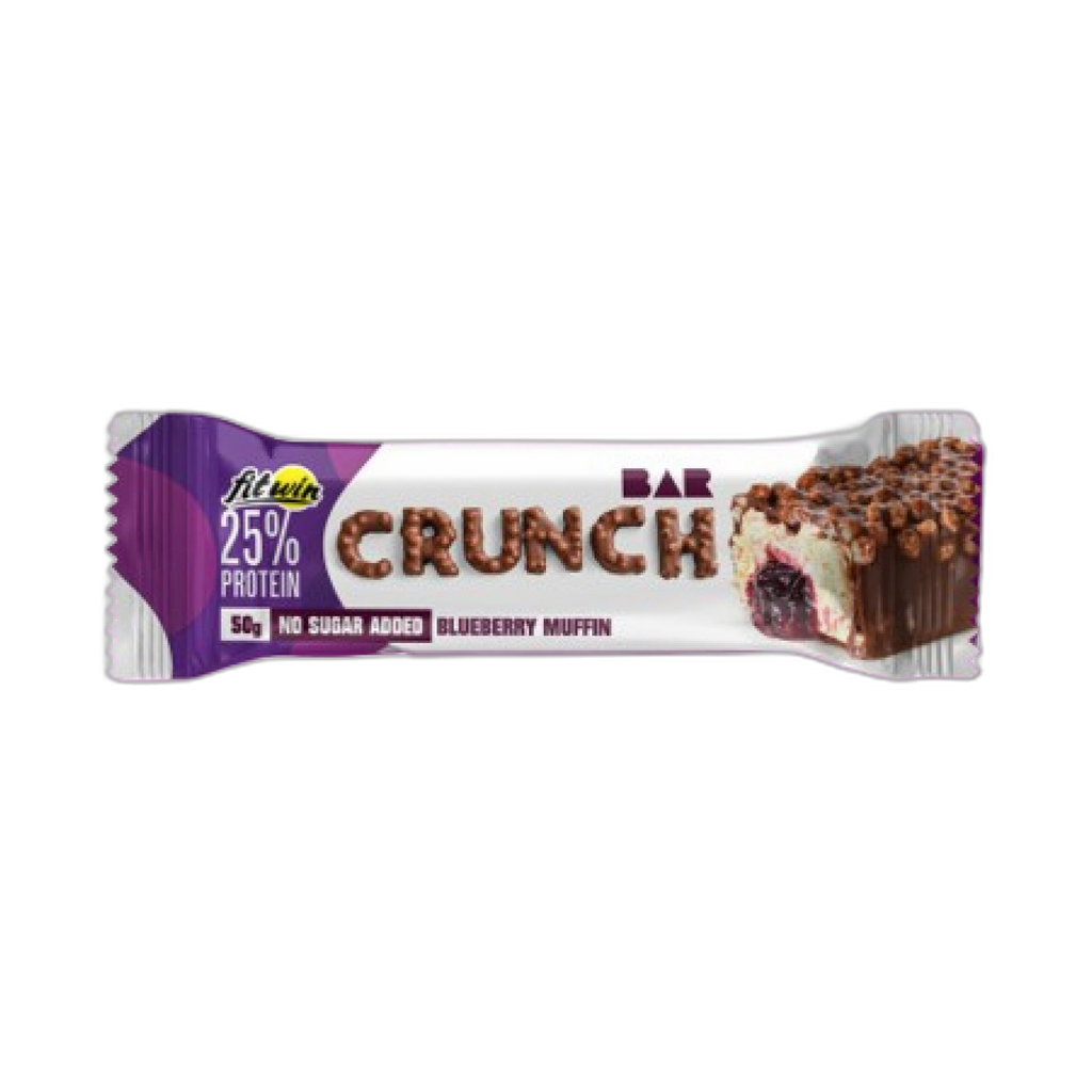 Crunch Bar протеїновий батончик Blueberry Muffin - 12x50 г - FitWin