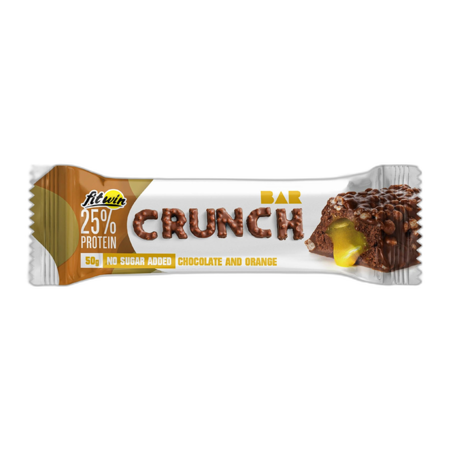 Crunch Bar - 12x50g Chocolate and Orange - FitWin