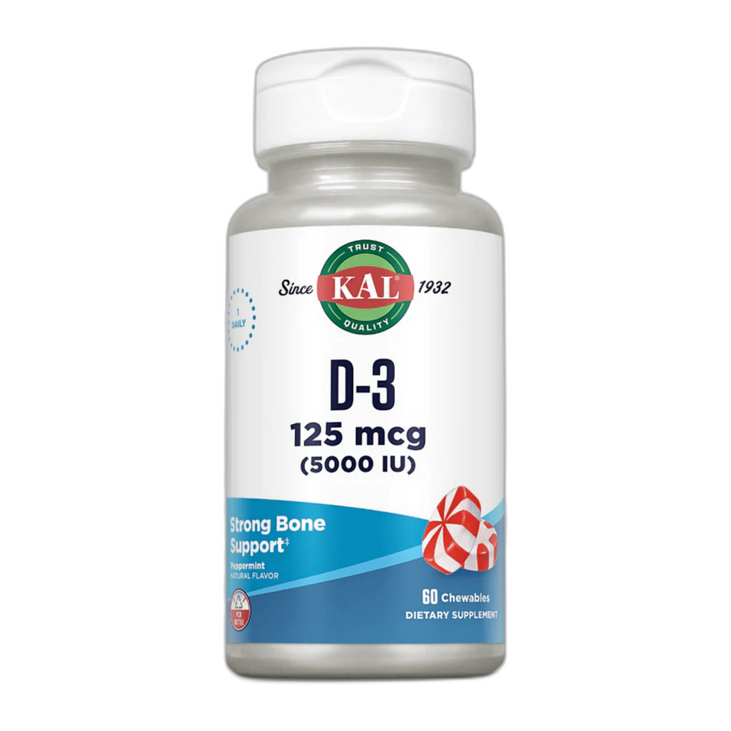 D-3 5000 МО 125 мкг - 60 chewables - KAL