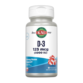 D-3 5000 МО 125 мкг - 60 chewables - KAL