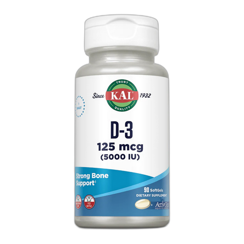 D-3 5000 МО 125 мкг - 90 капсул - KAL