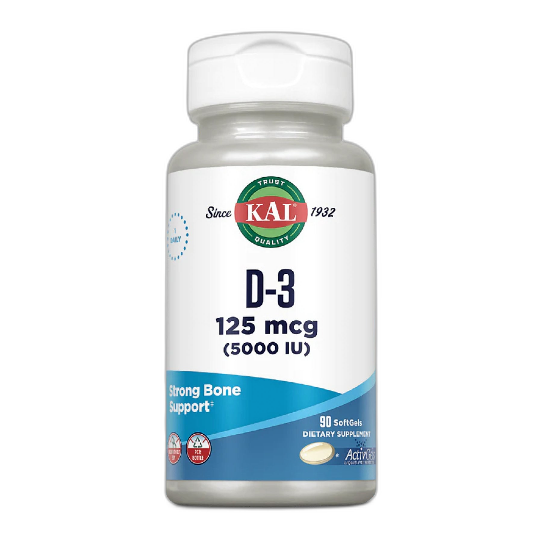 D-3 5000 МО 125 мкг - 90 капсул - KAL
