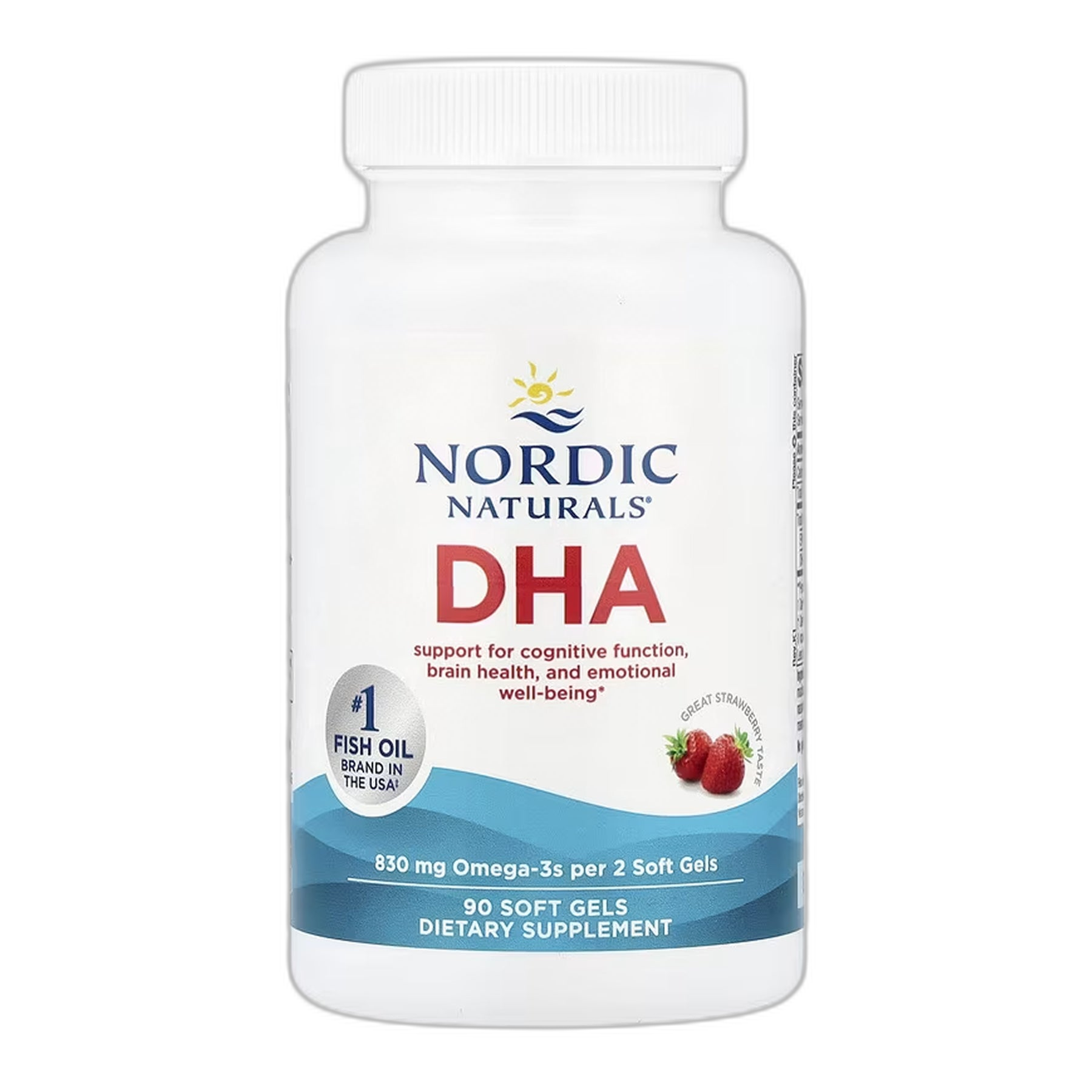 DHA - 90 капсул - Nordic Naturals — фото 3