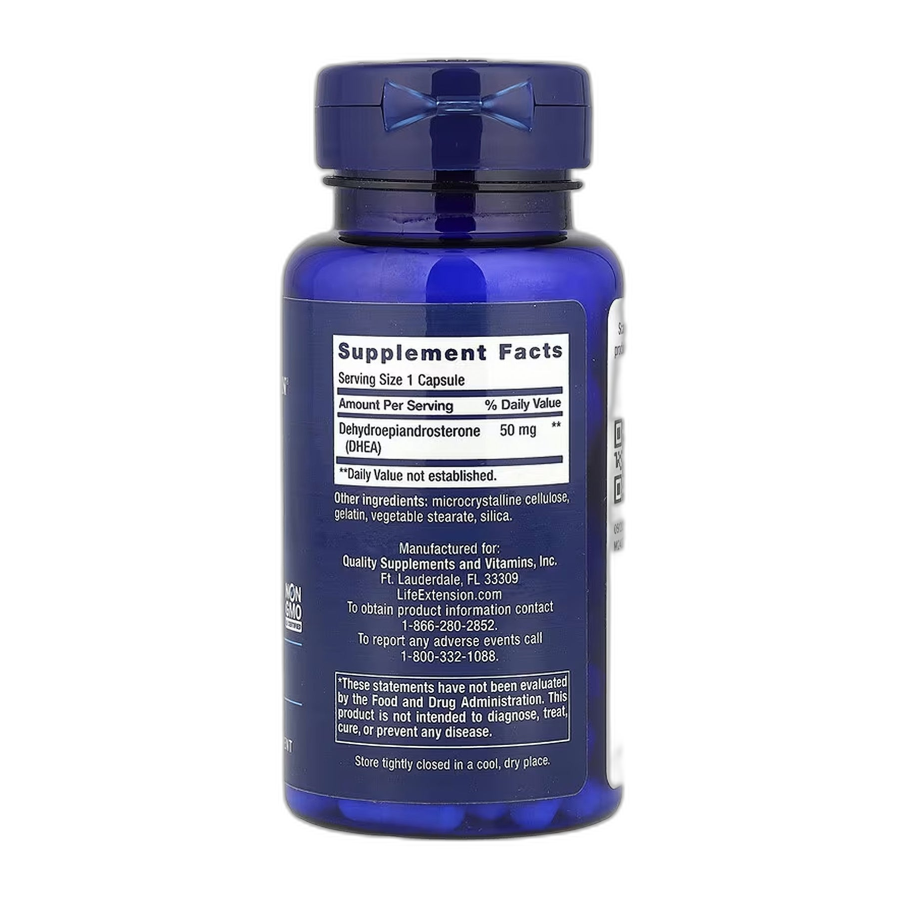 DHEA 50 мг - 60 капсул - Life Extension