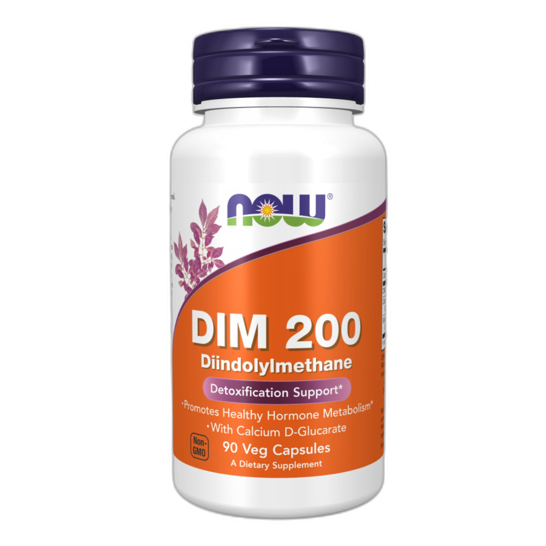 DIM 200 w/Кальцій Д-Глукарате - 90 капсул - Now Foods