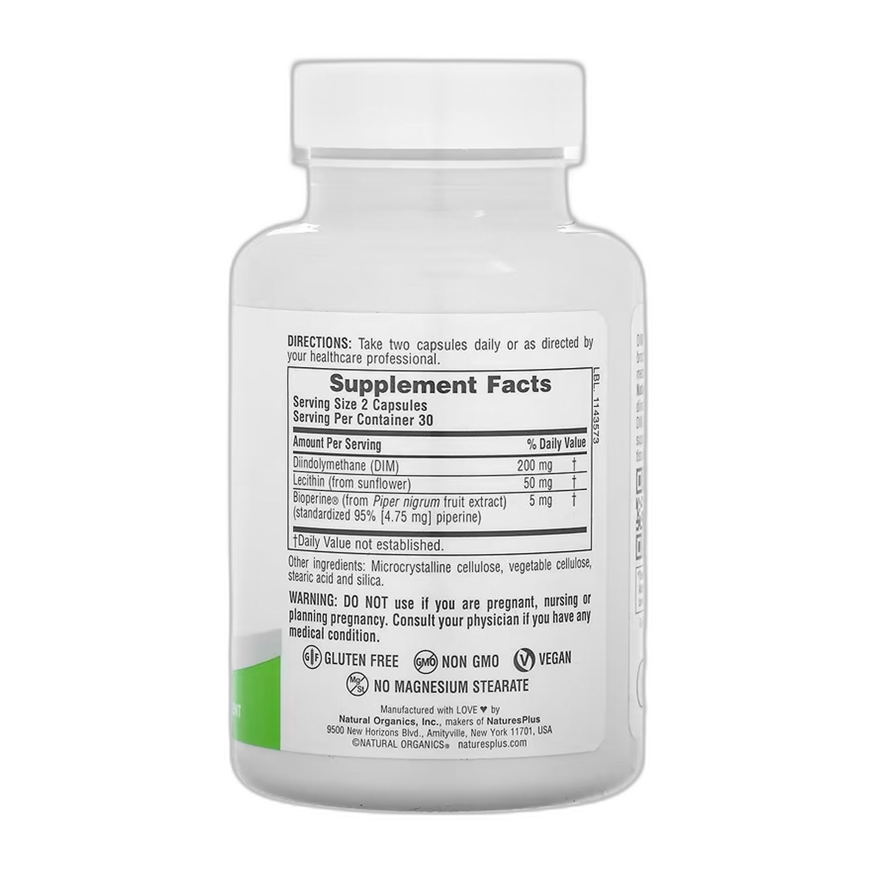 DIM 200 мг - 60 капсул - Nature's Plus