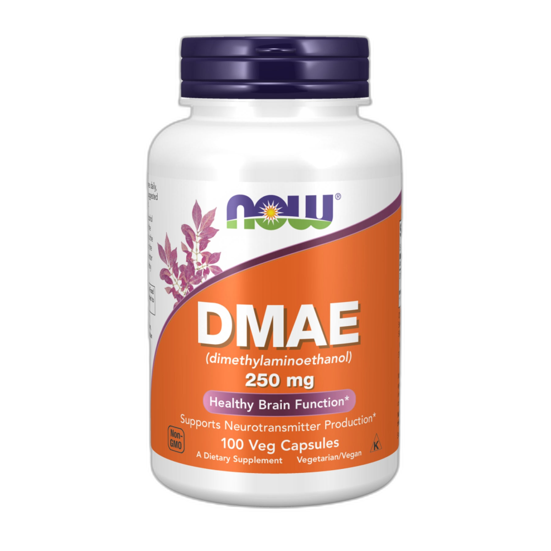 DMAE 250 мг - 100 капсул - Now Foods