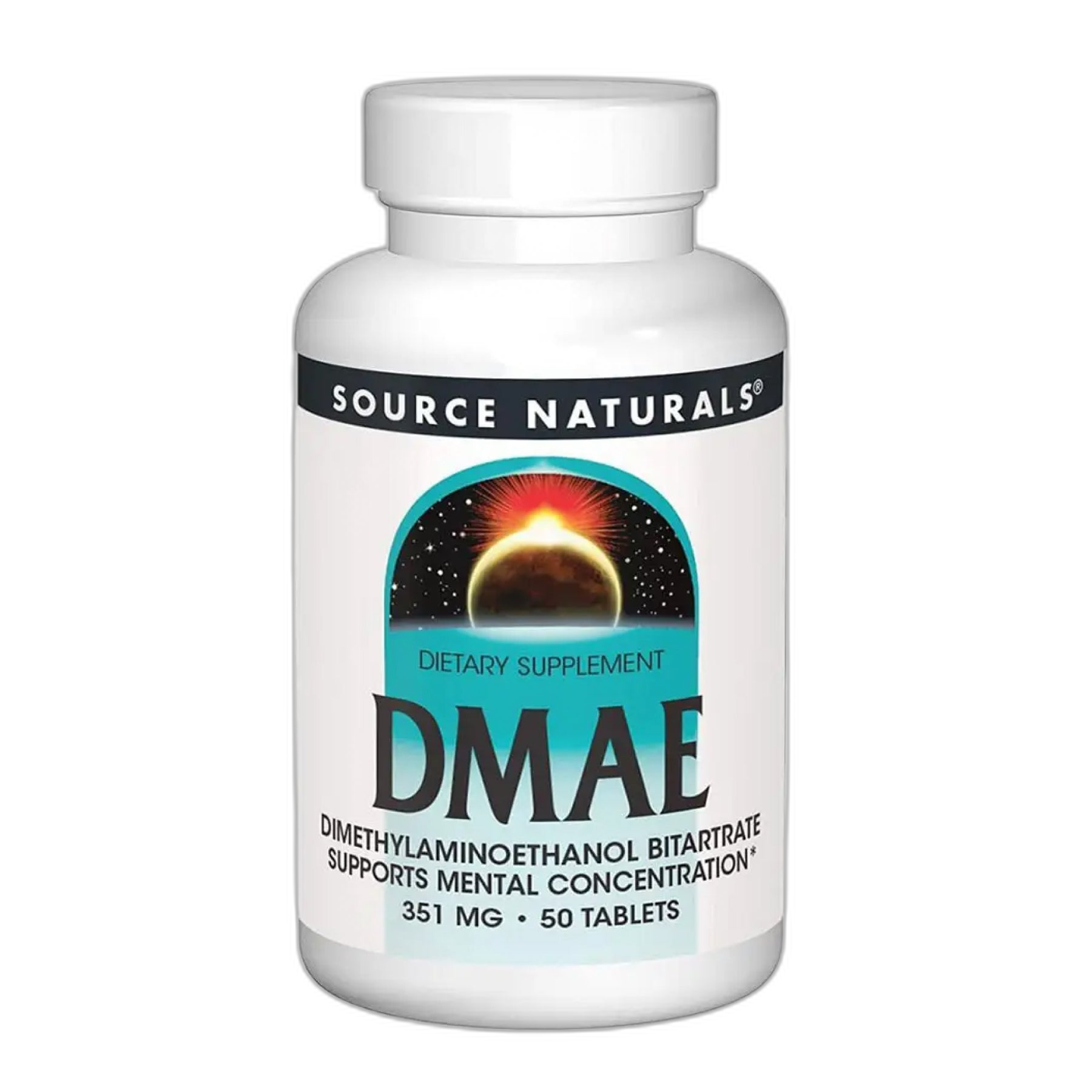 DMAE 351 мг - 50 таблеток - Source Naturals