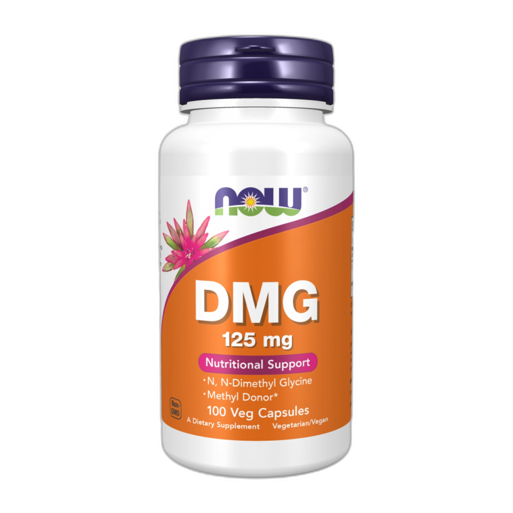 DMG 125 мг - 100 капсул - Now Foods