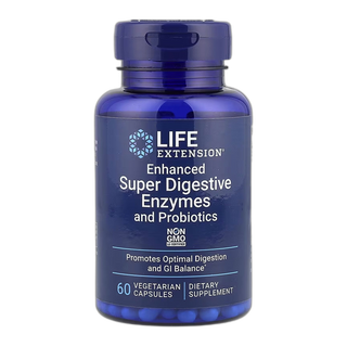 Enhanced Super Травні ферменти та Пробіотики - Life Extension