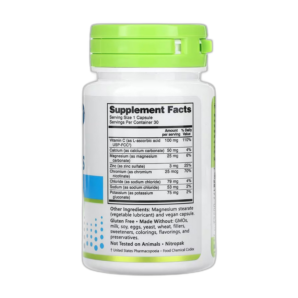 Essential Electrolytes - 30 капсул - Nutribiotic