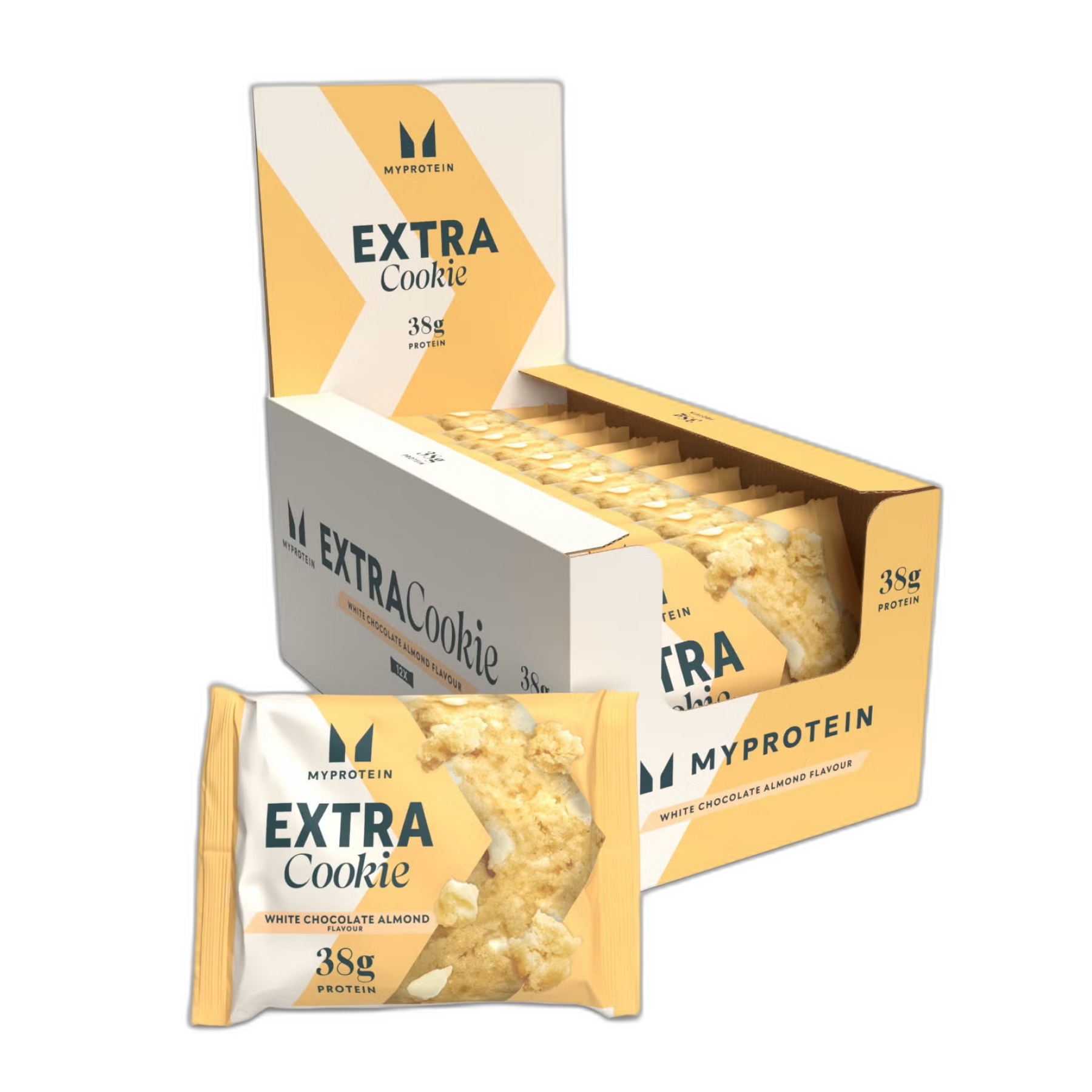 Extra Cookie White Chocolate Almond - 12x75 г - Myprotein