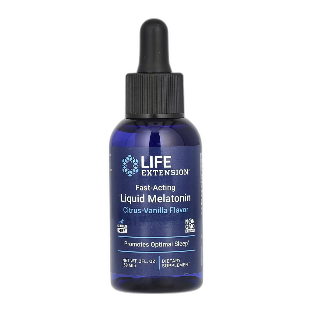 Fast-Acting Liquid Мелатонін (Citrus-Vanilla) - 2 fl oz - Life Extension