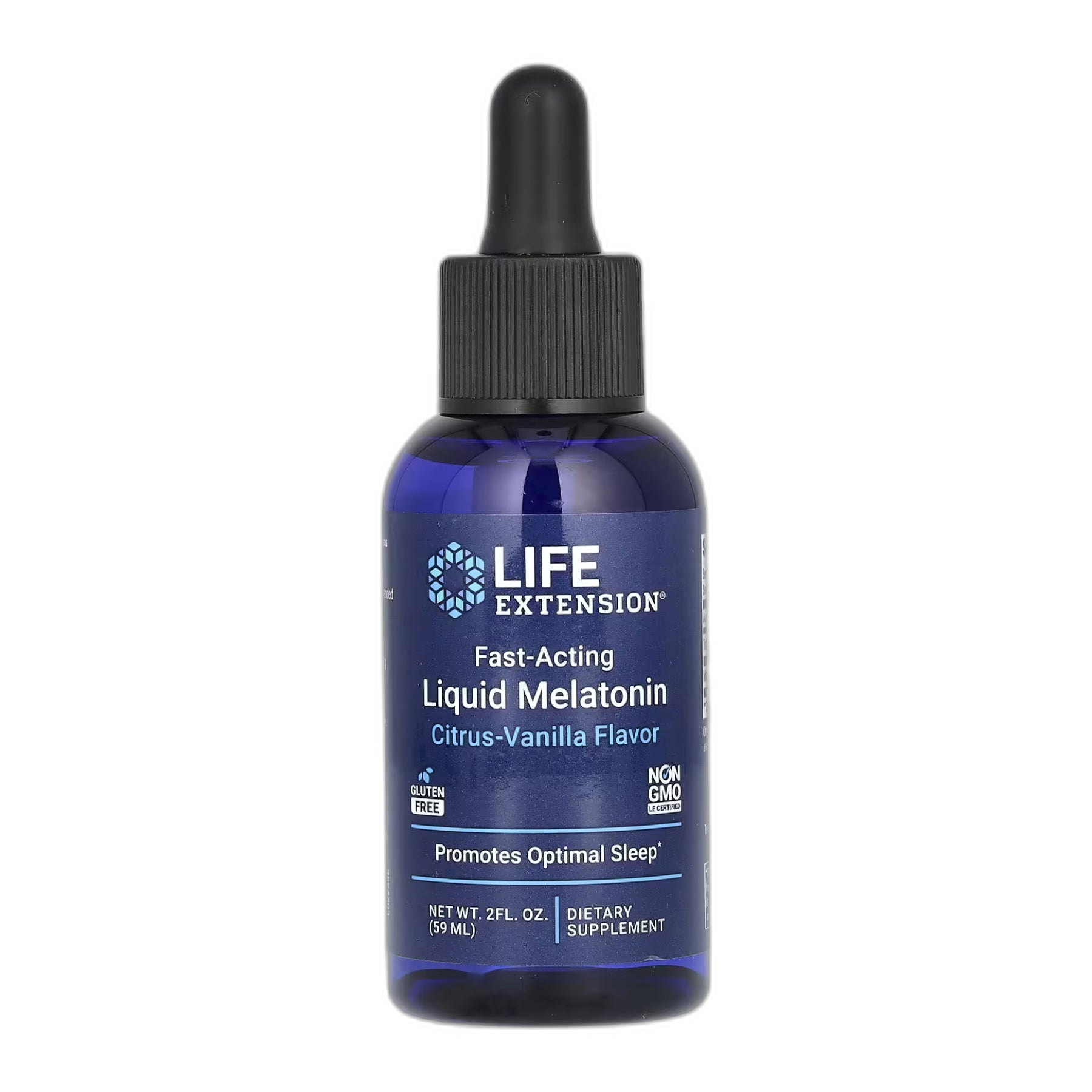 Fast-Acting Liquid Мелатонін (Citrus-Vanilla) - 2 fl oz - Life Extension