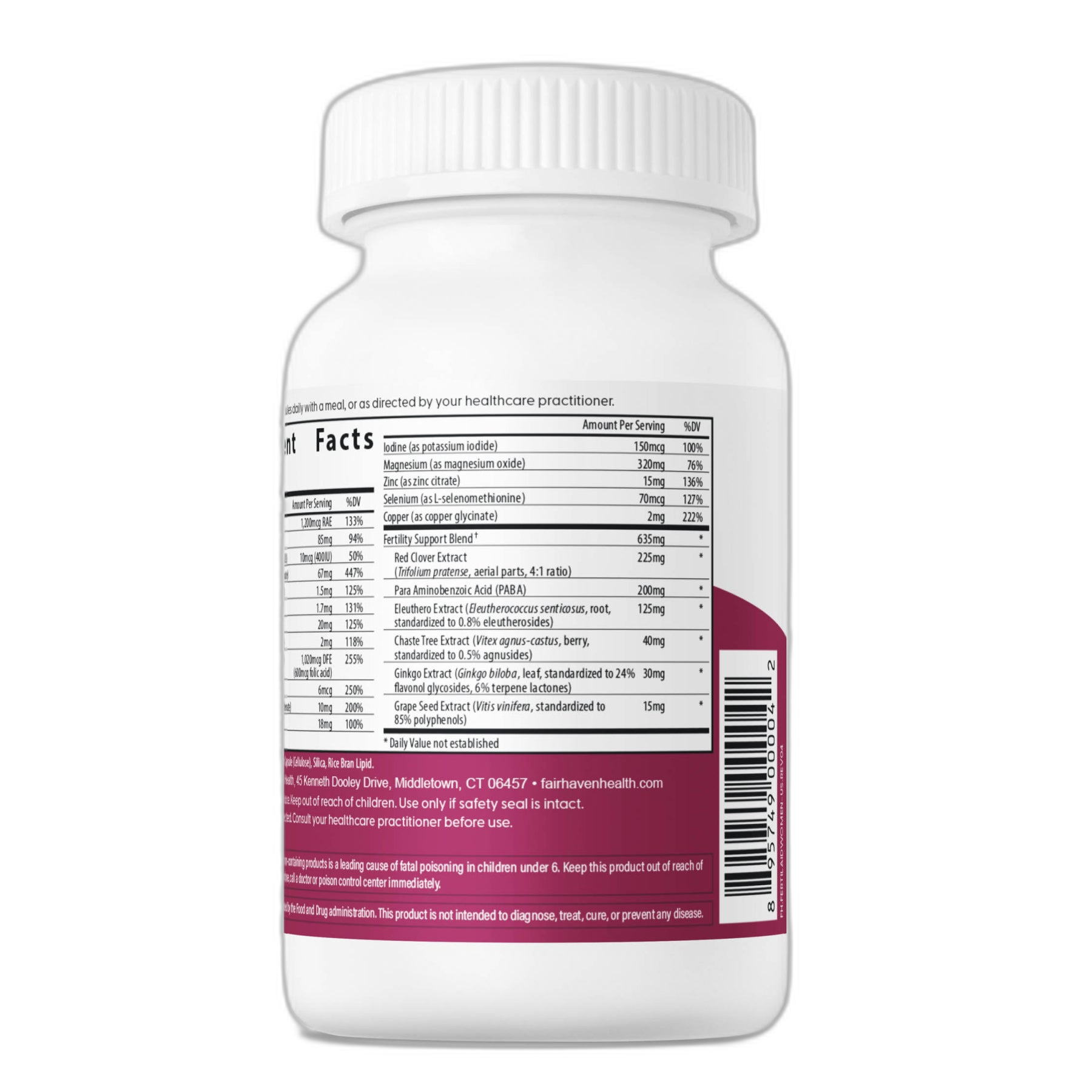 FertilAid® Мультивітамін для Women - 90 капсул - Fairhaven Health