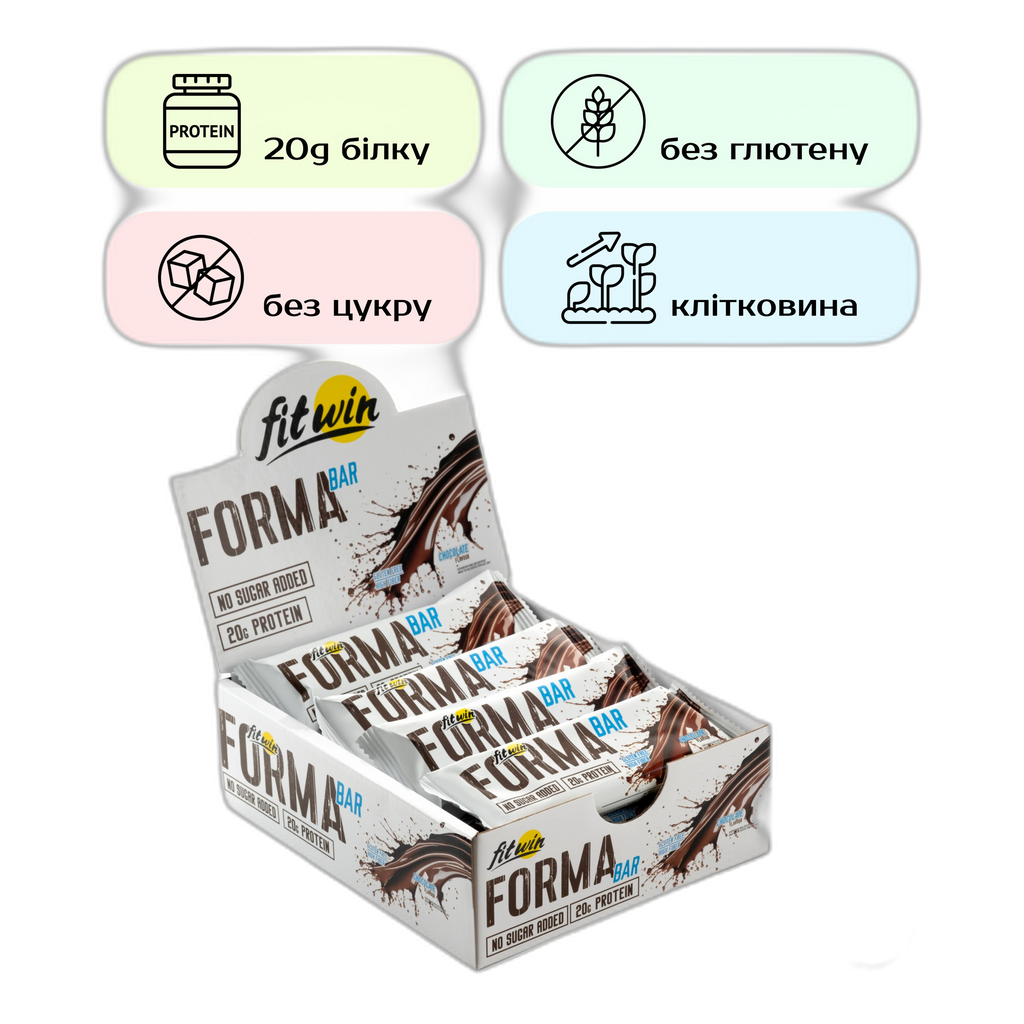 Forma Bar - 12x60g Chocolate - FitWin