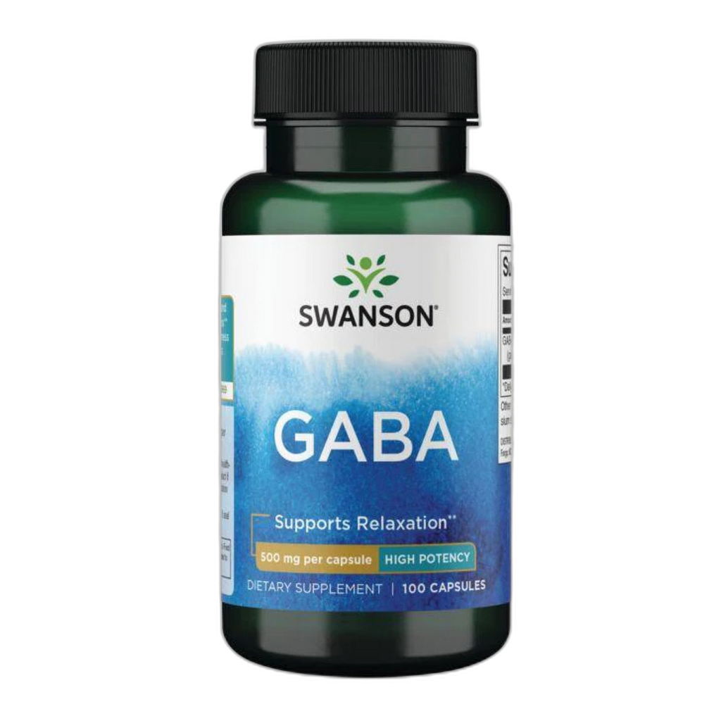 GABA 500 мг - 100 капсул - Swanson