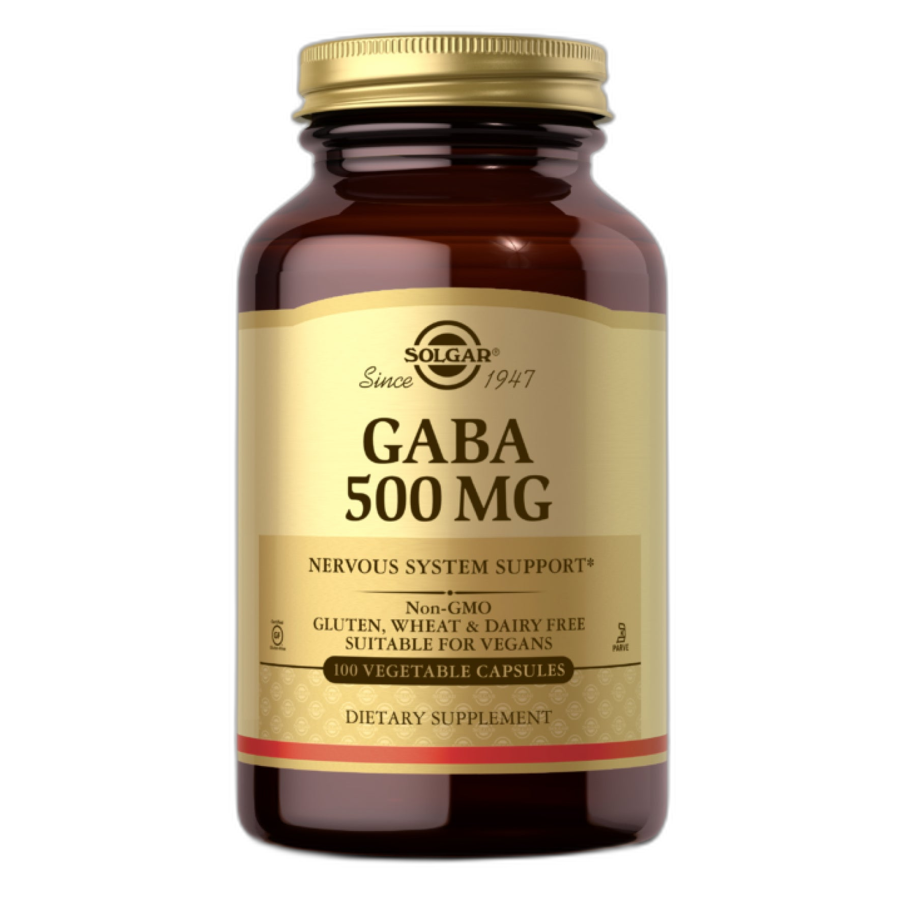 GABA 500 мг - 100 капсул - Solgar
