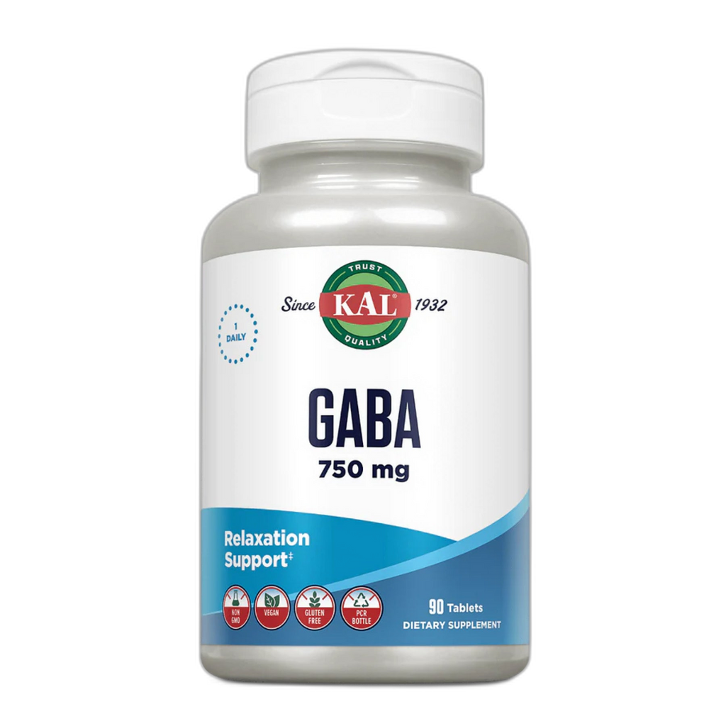 GABA 750 мг - 90 таблеток - KAL