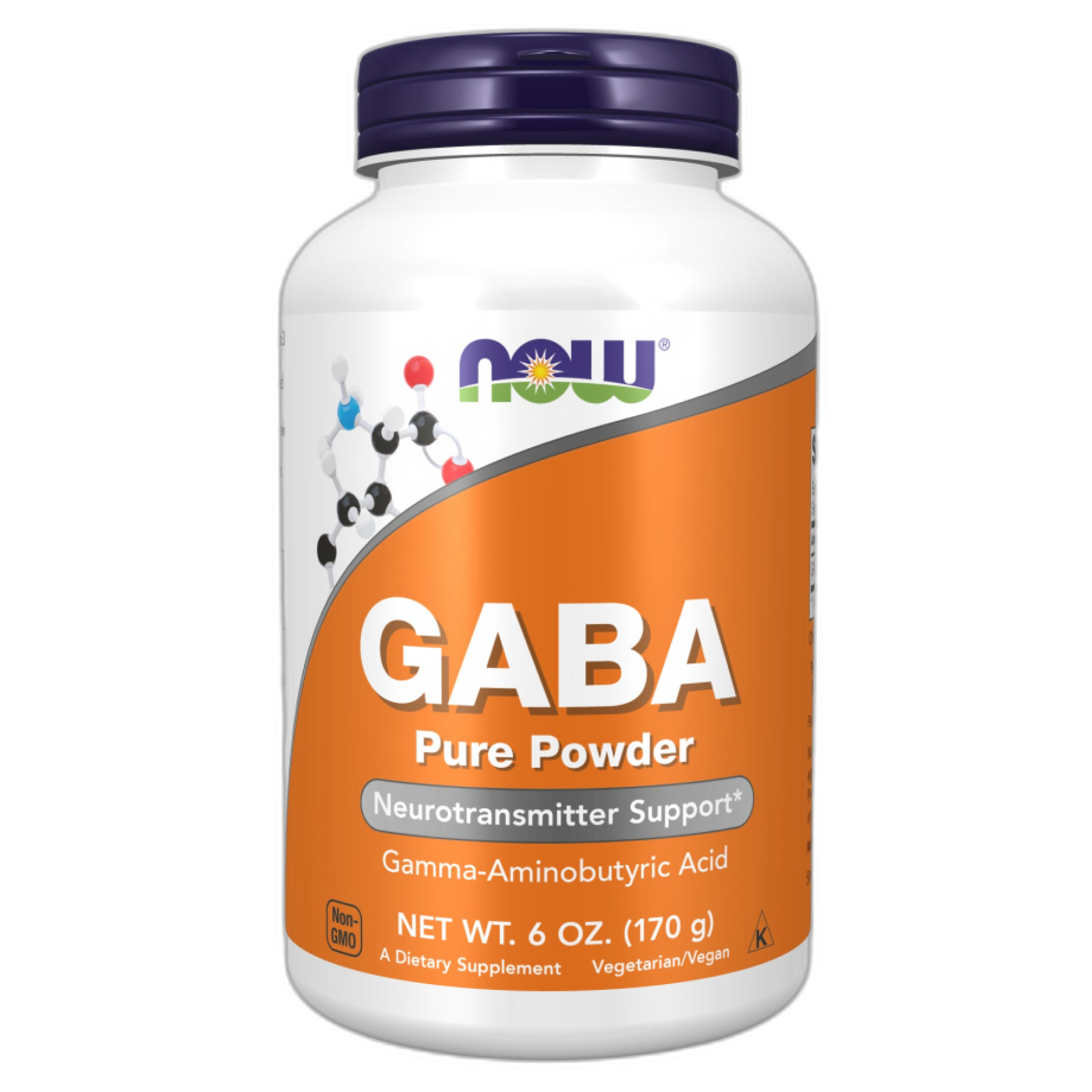 GABA порошок - 170 г - Now Foods