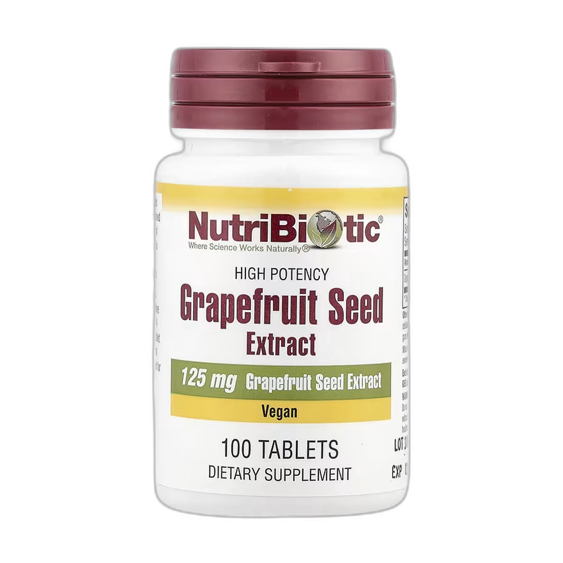 Grapefruit Seed Екстракт 125 мг - 100 таблеток - Nutribiotic