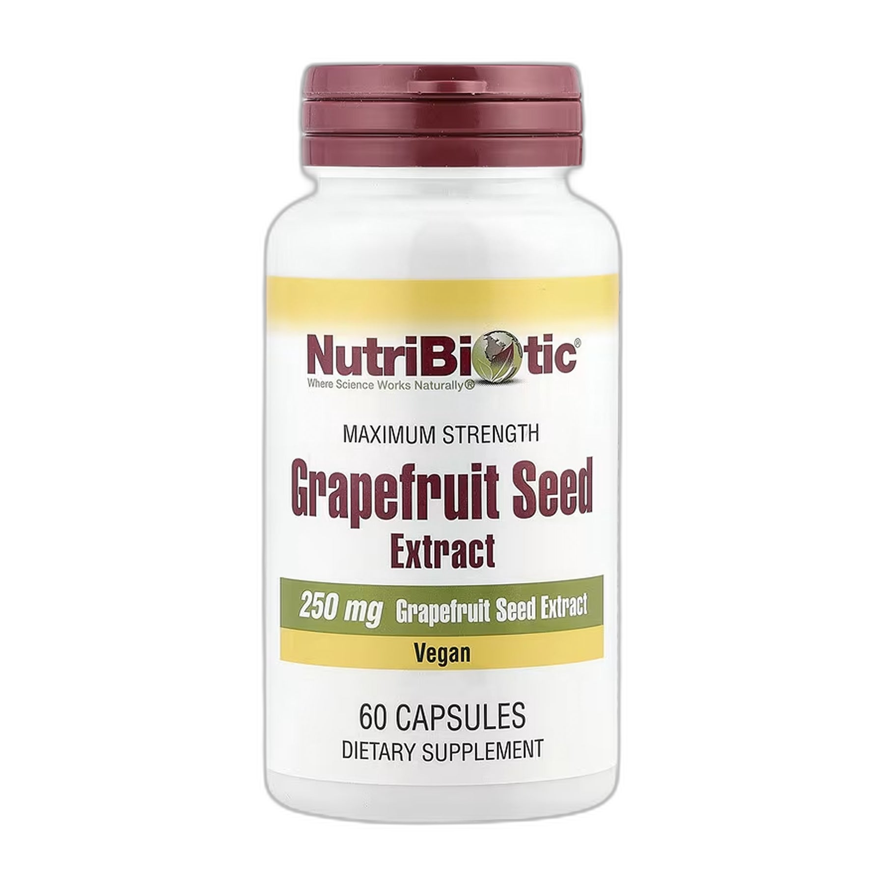 Grapefruit Seed Екстракт 250 мг - 60 капсул - Nutribiotic