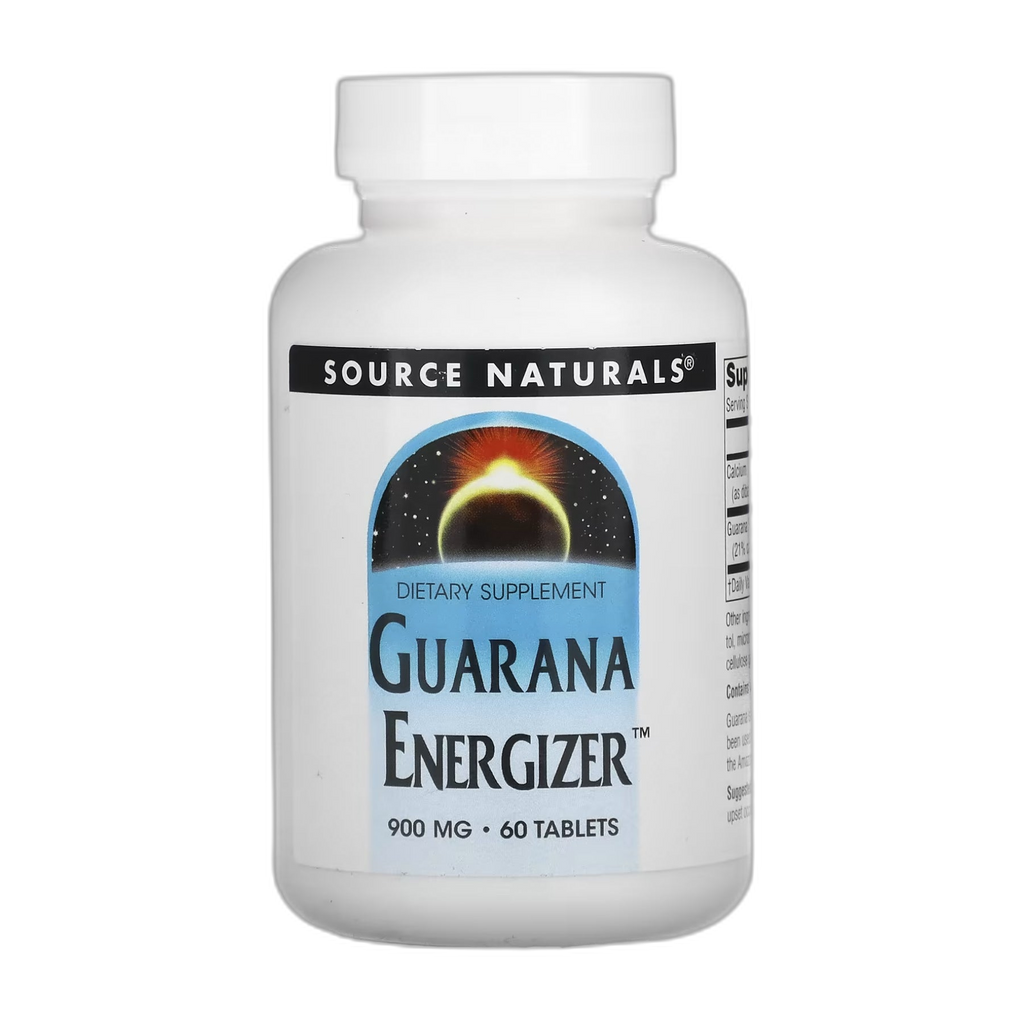 Гуарана Енергізер™ 900 мг - 60 таблеток - Source Naturals