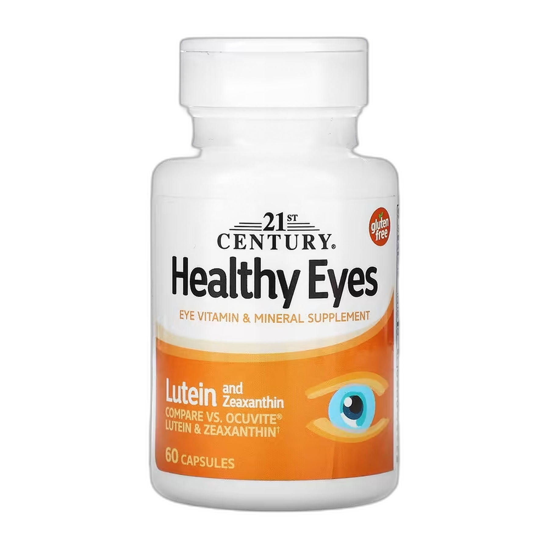 Healthy Eyes Лютеїн та Зеаксантин - 60 капсул - 21st Century