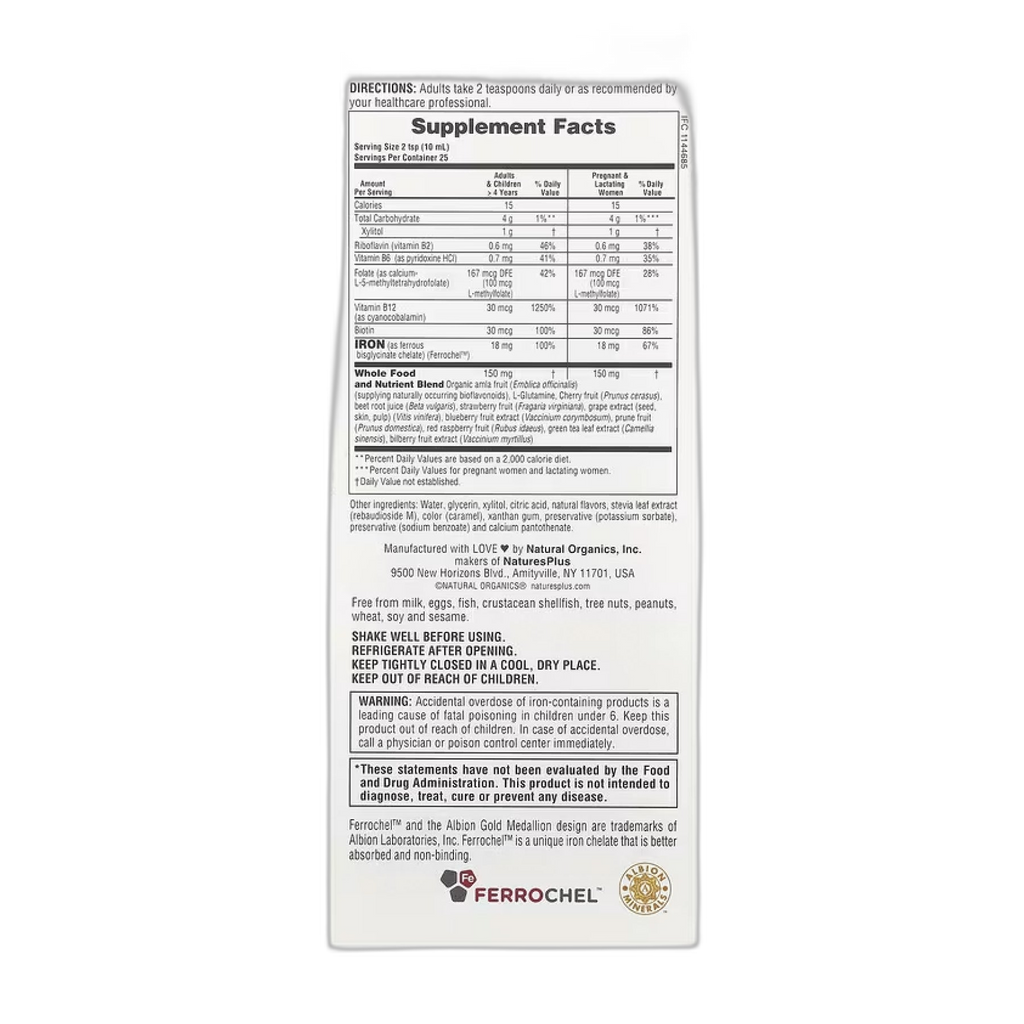 Гема-Плекс® рідкий Залізо - 250 мл - Nature's Plus