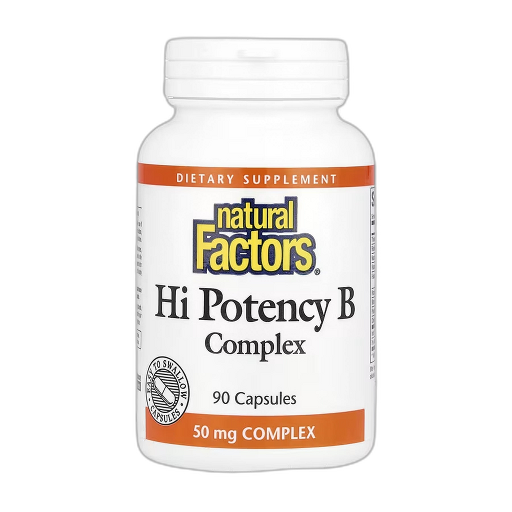 Hi Potency B-комплекс 50 мг - 90 капсул - Natural Factors