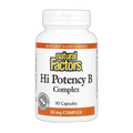 Hi Potency B-комплекс 50 мг - 90 капсул - Natural Factors
