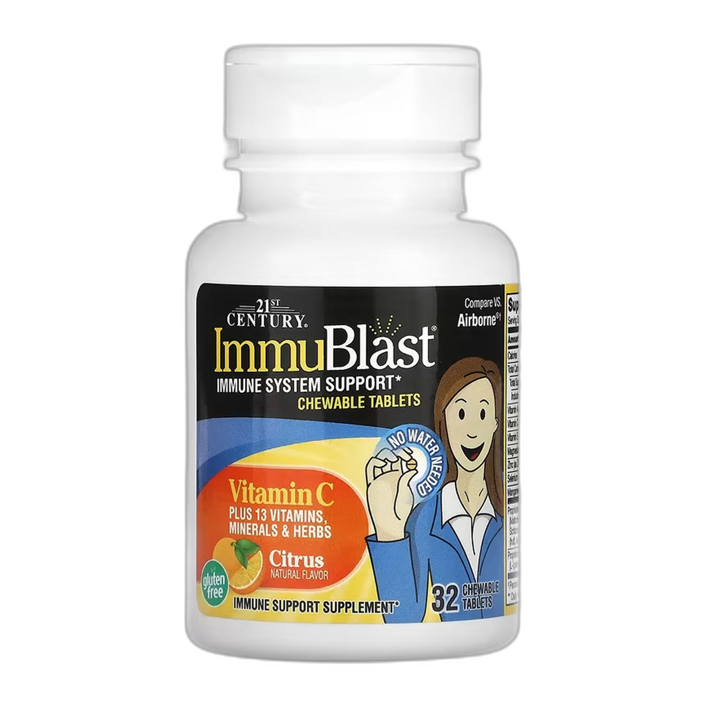 ImmuBlast Підтримка імунітету та вітамін C - 32 таблеток - 21st Century — фото 3