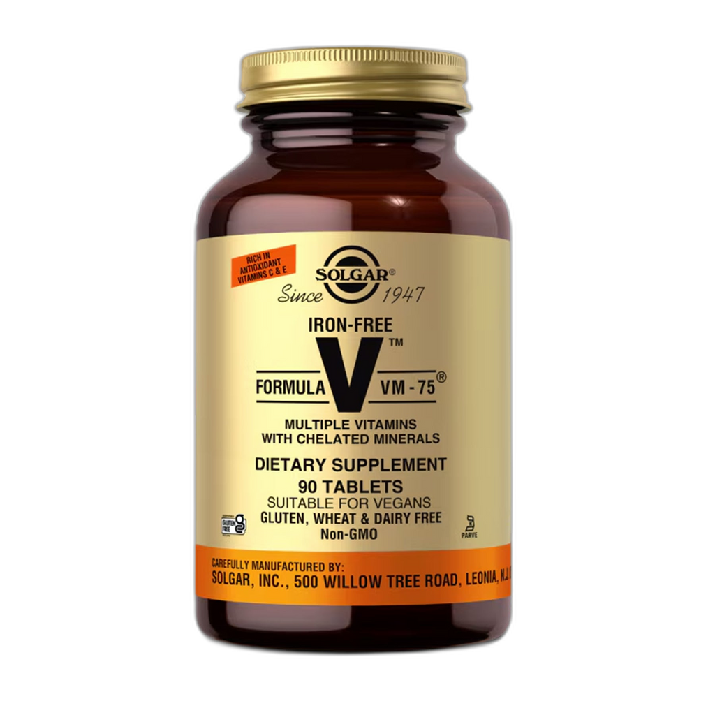 Залізо-Без формула VM-75® - 90 таблеток - Solgar