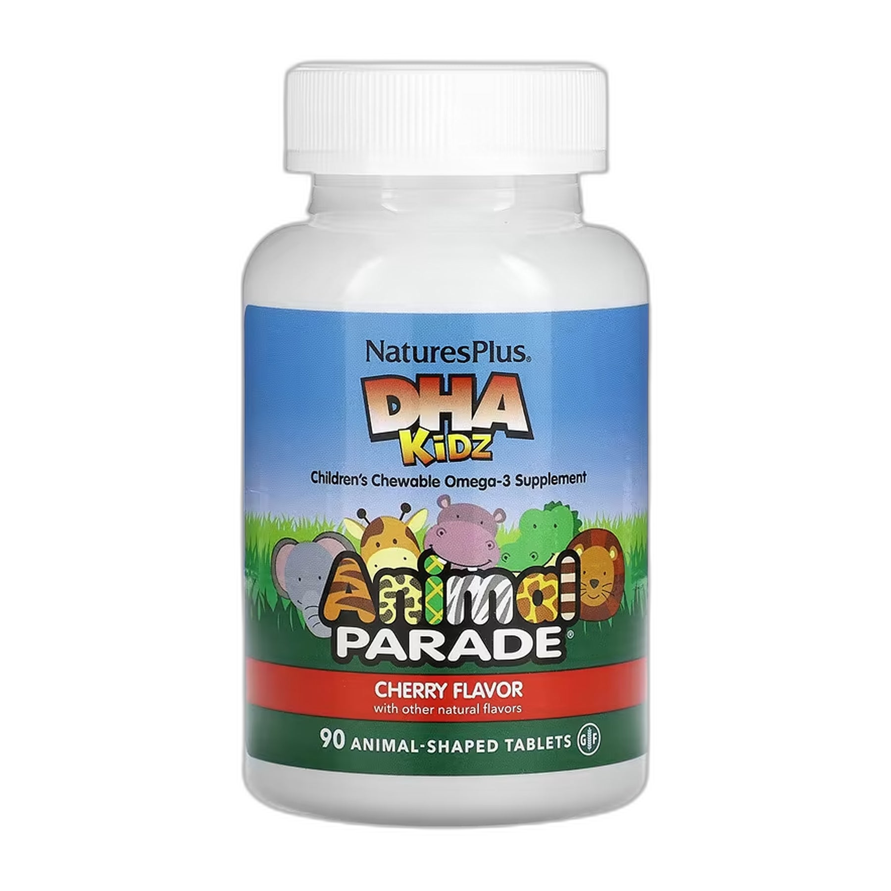Дитячий жувальний DHA Омега-3 - 90 таблеток Вишня - Nature's Plus