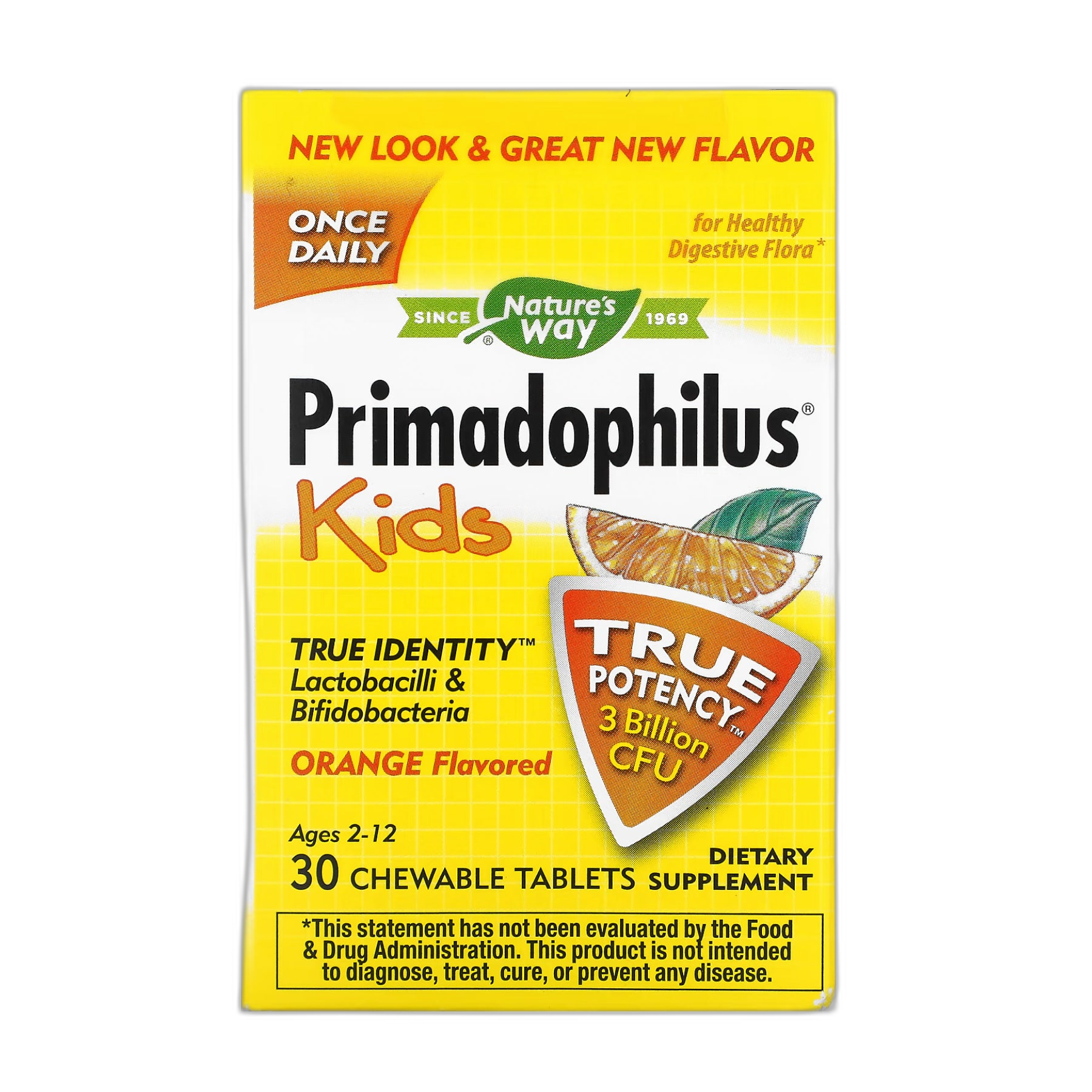 Nature's Way Primadophilus для дітей (пробіотична культура) 30 таблеток