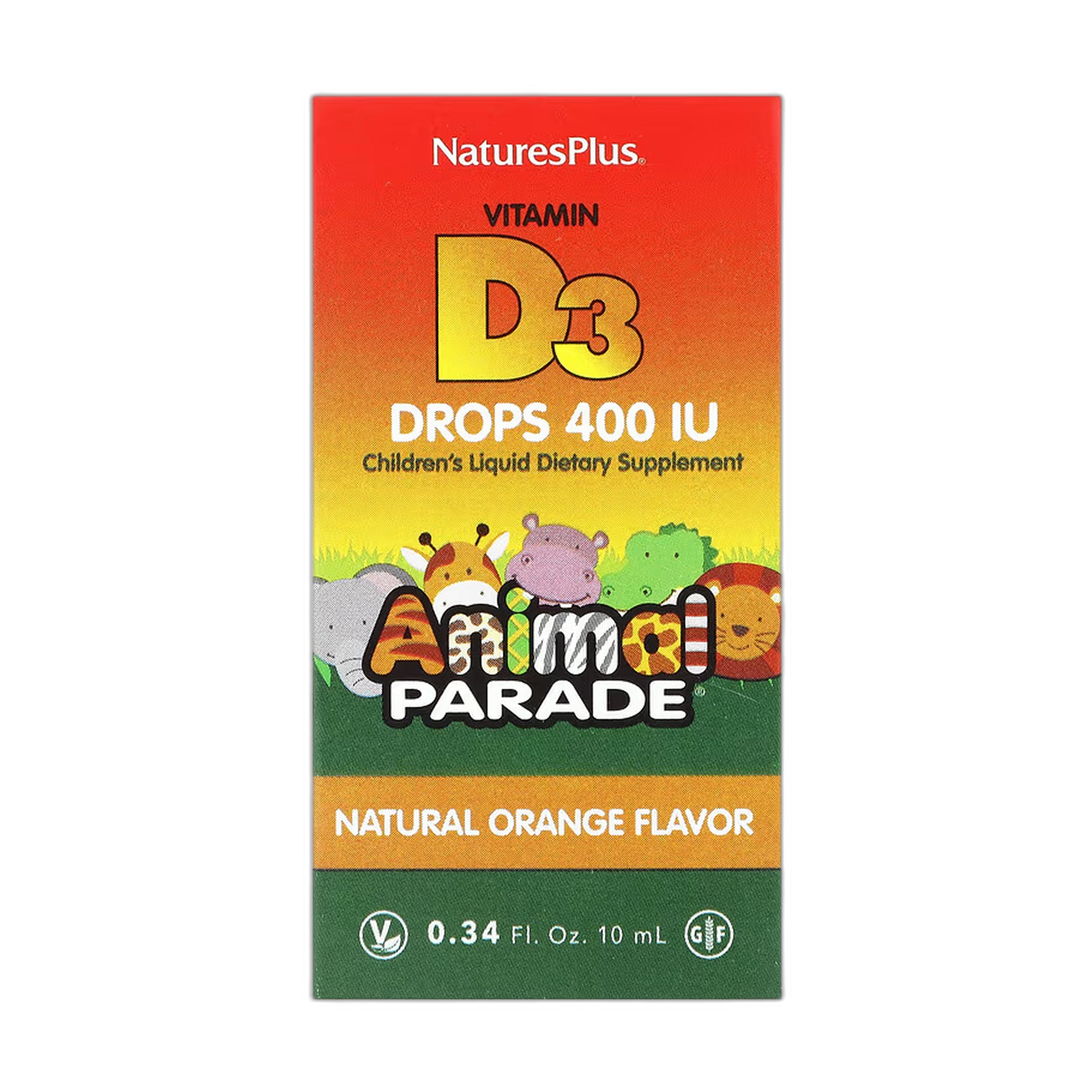 Дитячий вітамін D3 400 МО - 10 мл - Nature's Plus