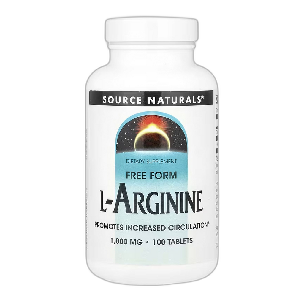 L-аргінін 1000 мг - 100 таблеток - Source Naturals