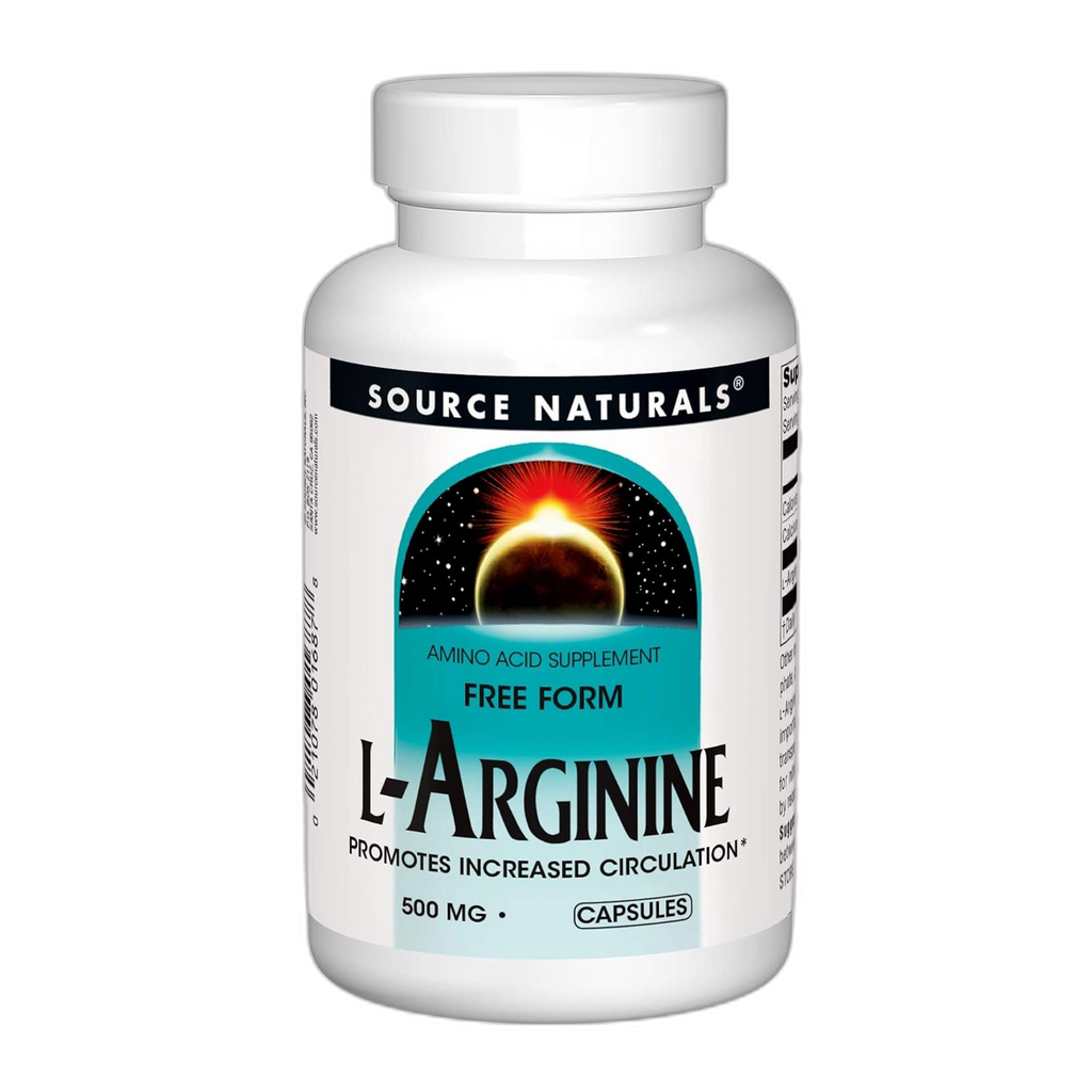 L-Arginine 500 mg - 50 tabs - Source Naturals