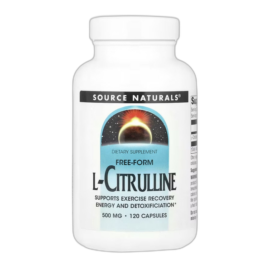 L-цитрулін 500 мг - 120 капсул - Source Naturals
