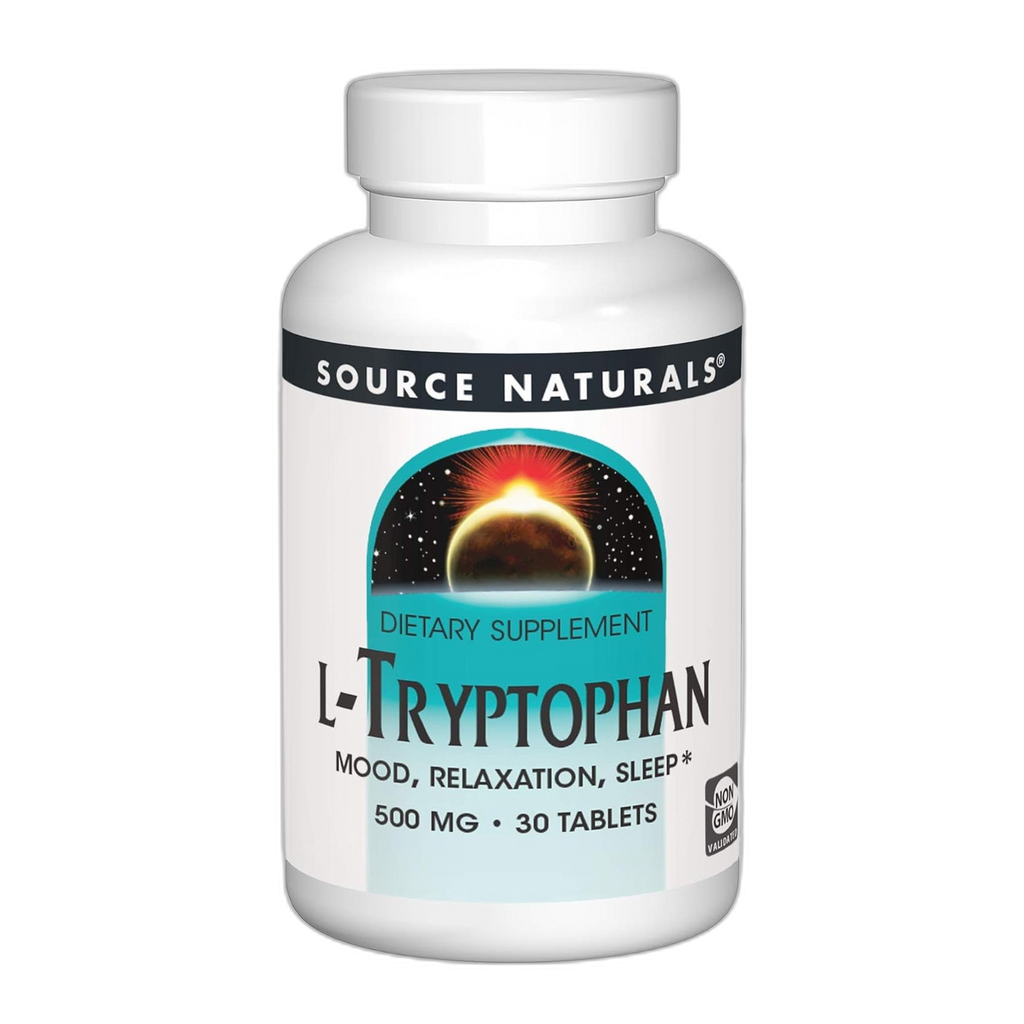 L-триптофан 500 мг - 30 таблеток - Source Naturals